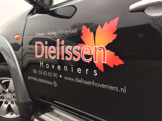 Autobelettering Hoveniersbedrijf Dielissen