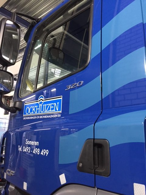 Vrachtwagen belettering Ockhuizen Someren