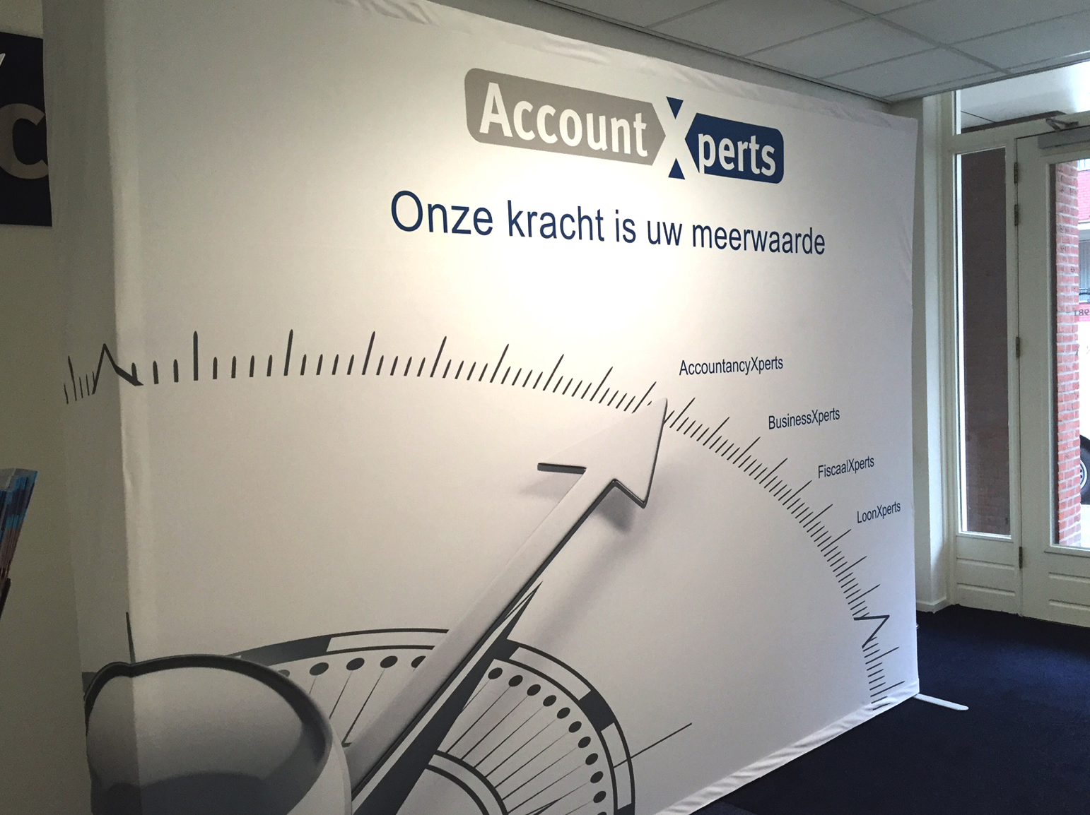 presentatie spandoek