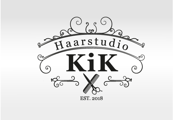 Logo ontwerp KiK Kapsalon Lierop