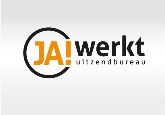 Logo ontwerp JA Werkt uitzendbureau