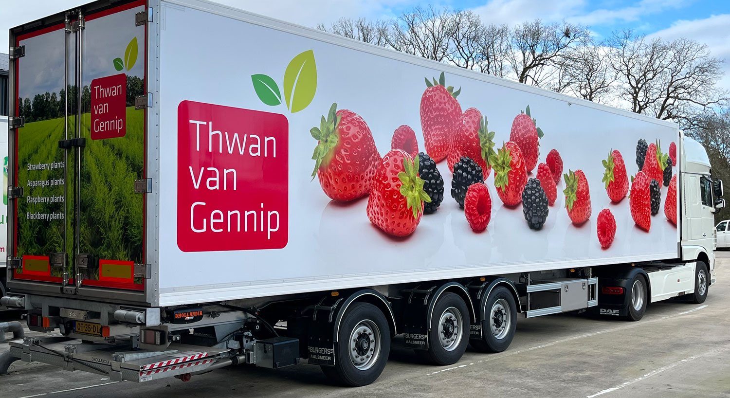 Trailerbelettering Thwan van Gennip