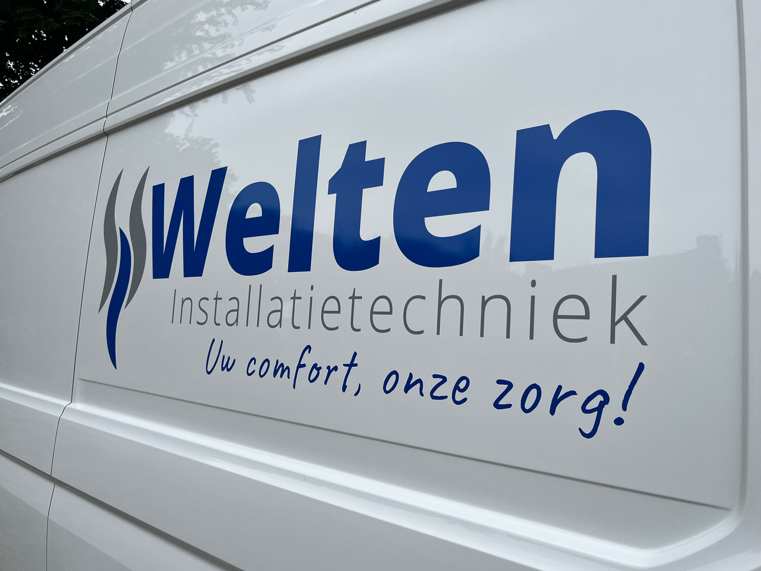 Autobelettering Welten Installatietechniek Liessel